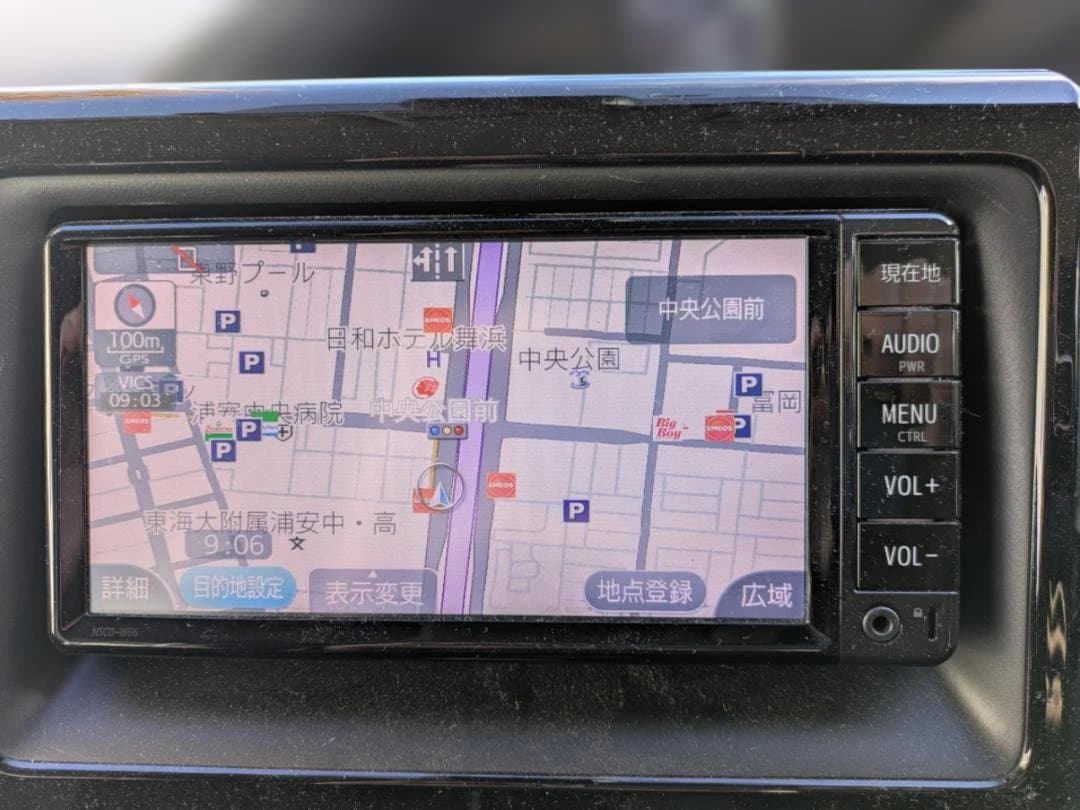 TOYOTA純正ナビ NSCD－W66 地図データ2021年5月