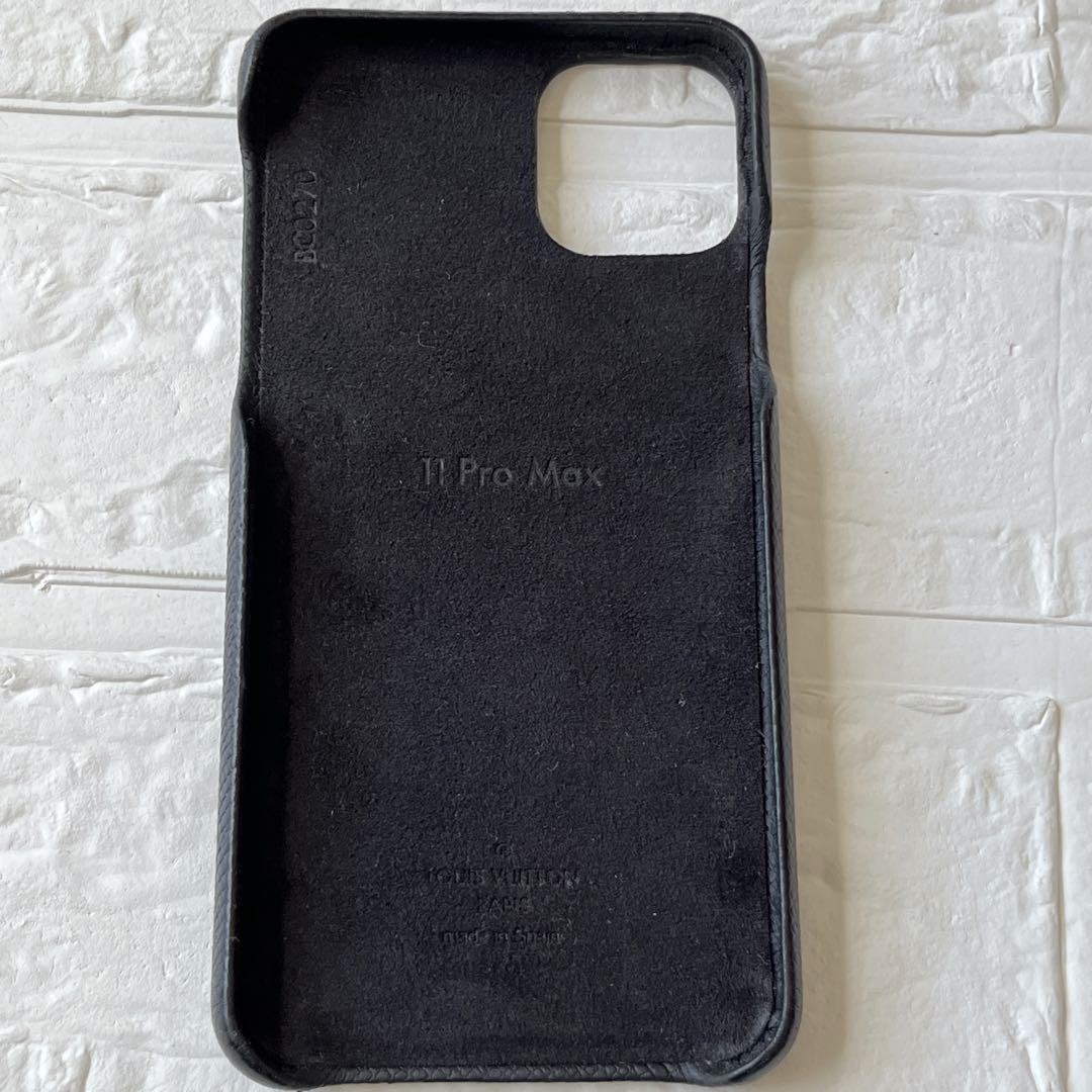 【美品】LOUIS VUITTON iPhone11pro max ケース　黒