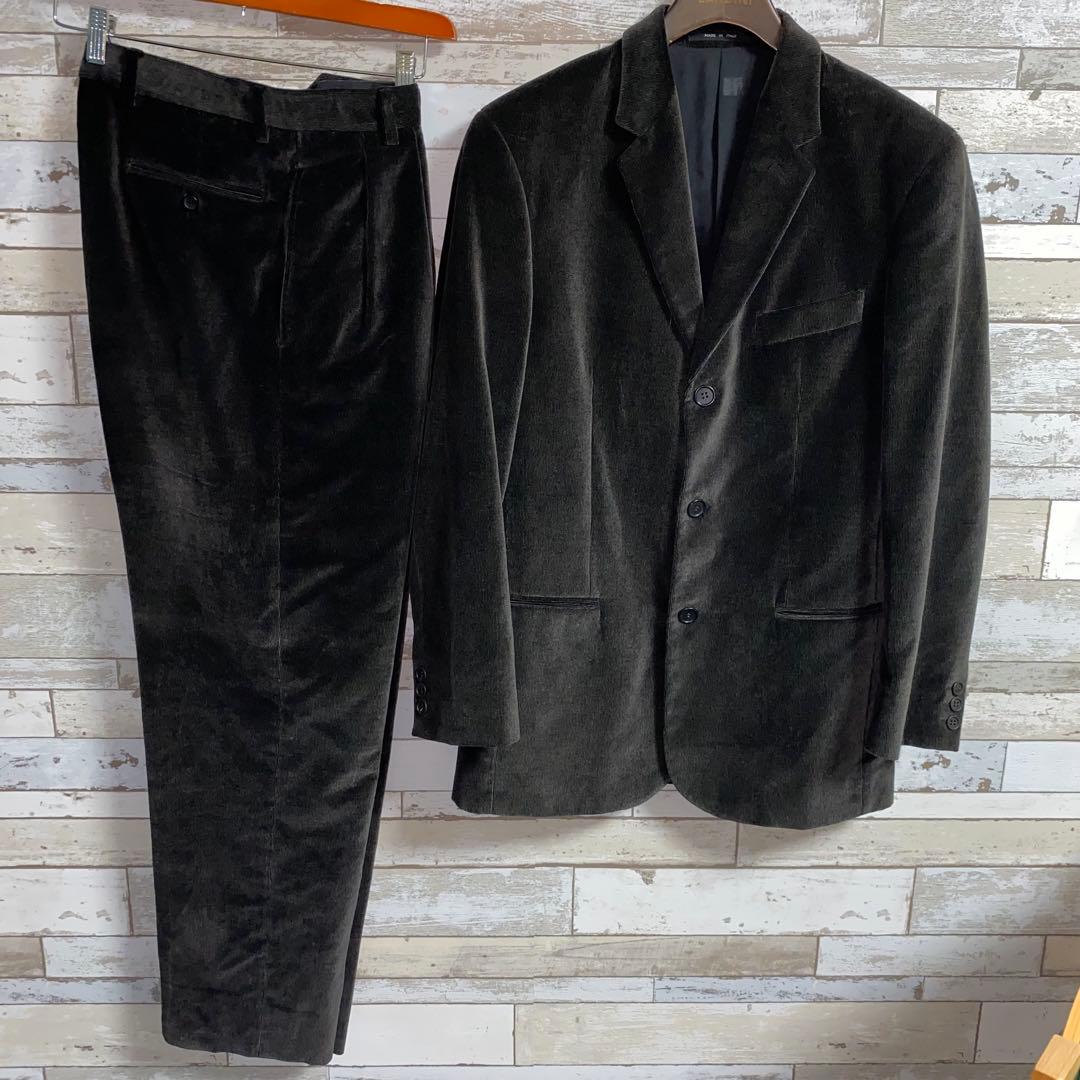 エンポリオアルマーニ コーデュロイセットアップ size46 ITALY製