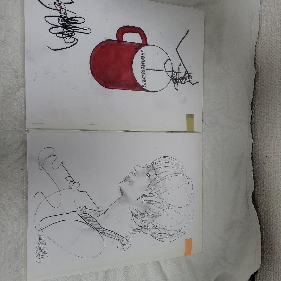 y*o様 木原千春さん　ドローイング2枚セット