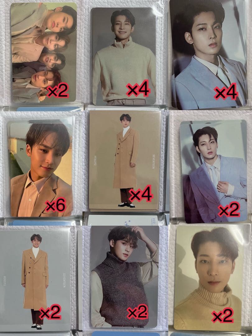 SEVENTEEN ミンギュ ウォヌ トレカセット まとめ売り
