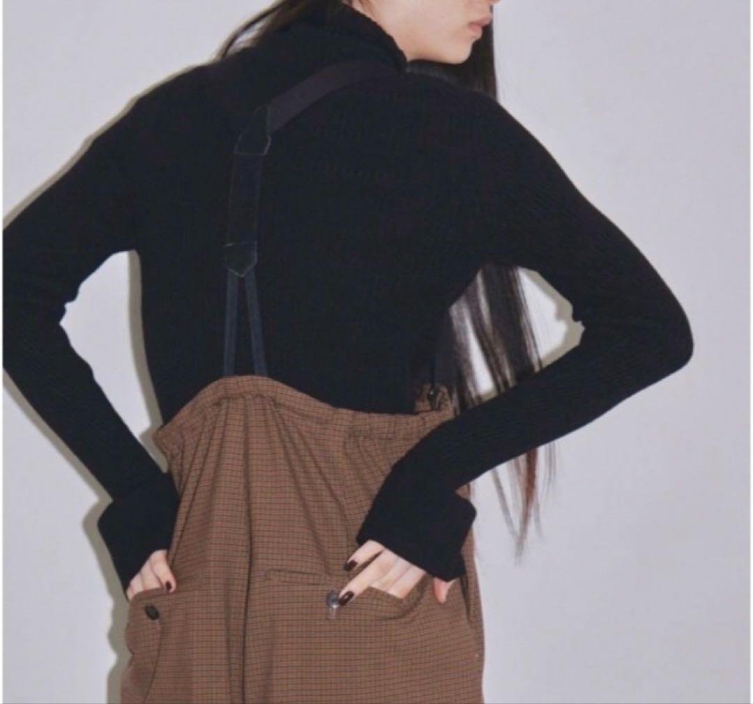 トゥデイフルサスペンダーハイウエストパンツ ボトムス 36