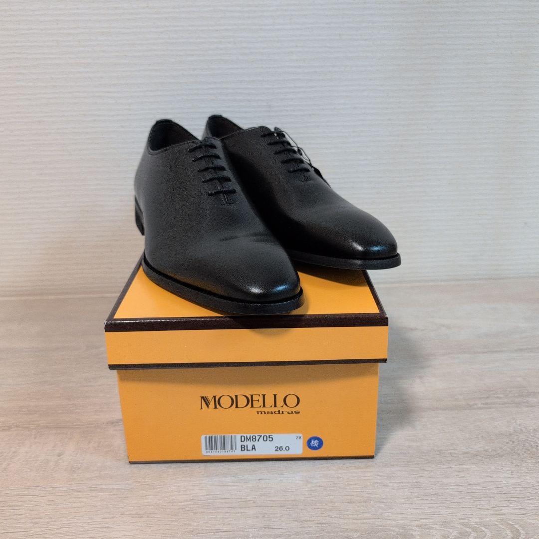 新品未使用★MODELLO ドレスシューズ DM8705 26.0cm ブラック