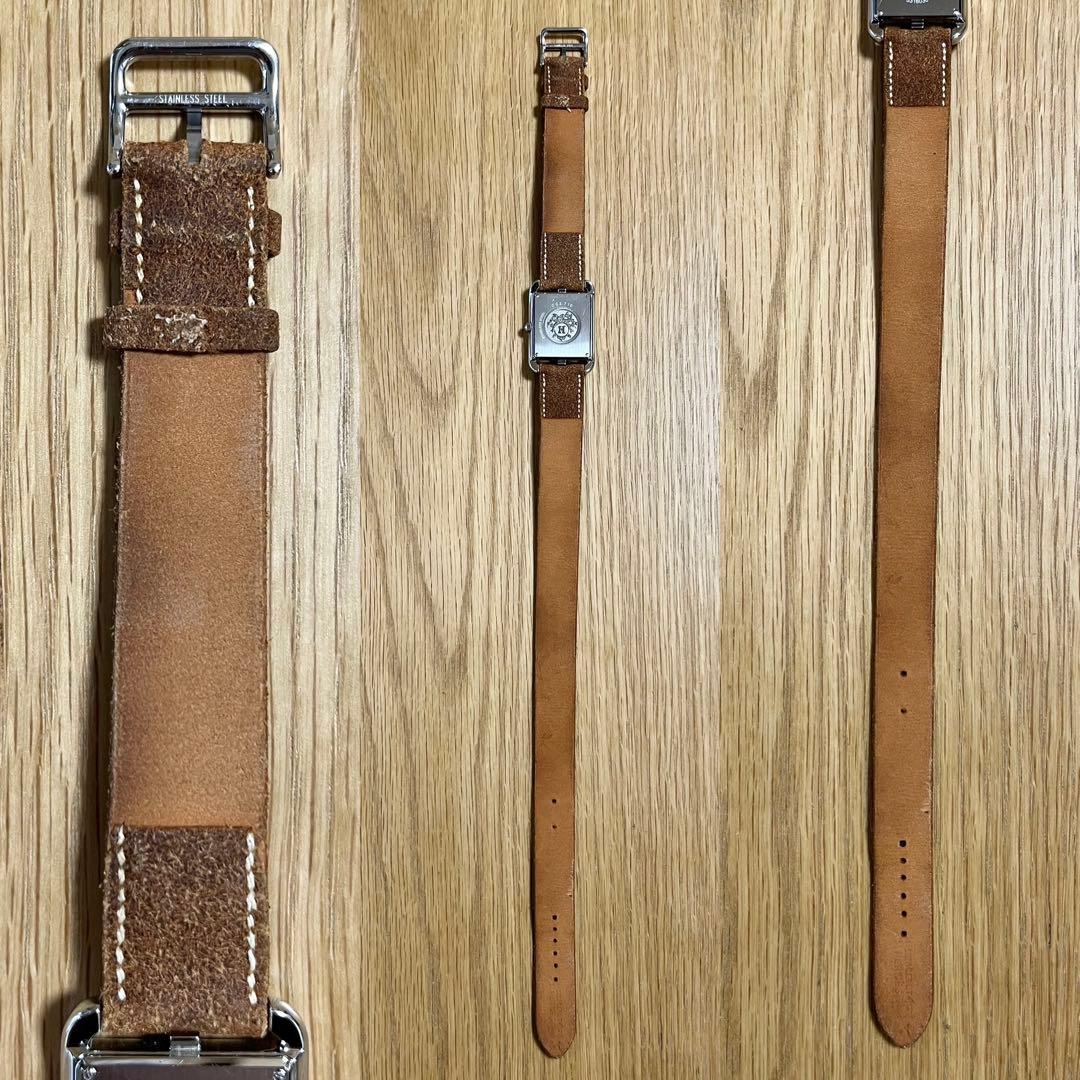 スエード レザー ベルト エルメス 時計 ケープコッド マルジェラ 希少 レア
