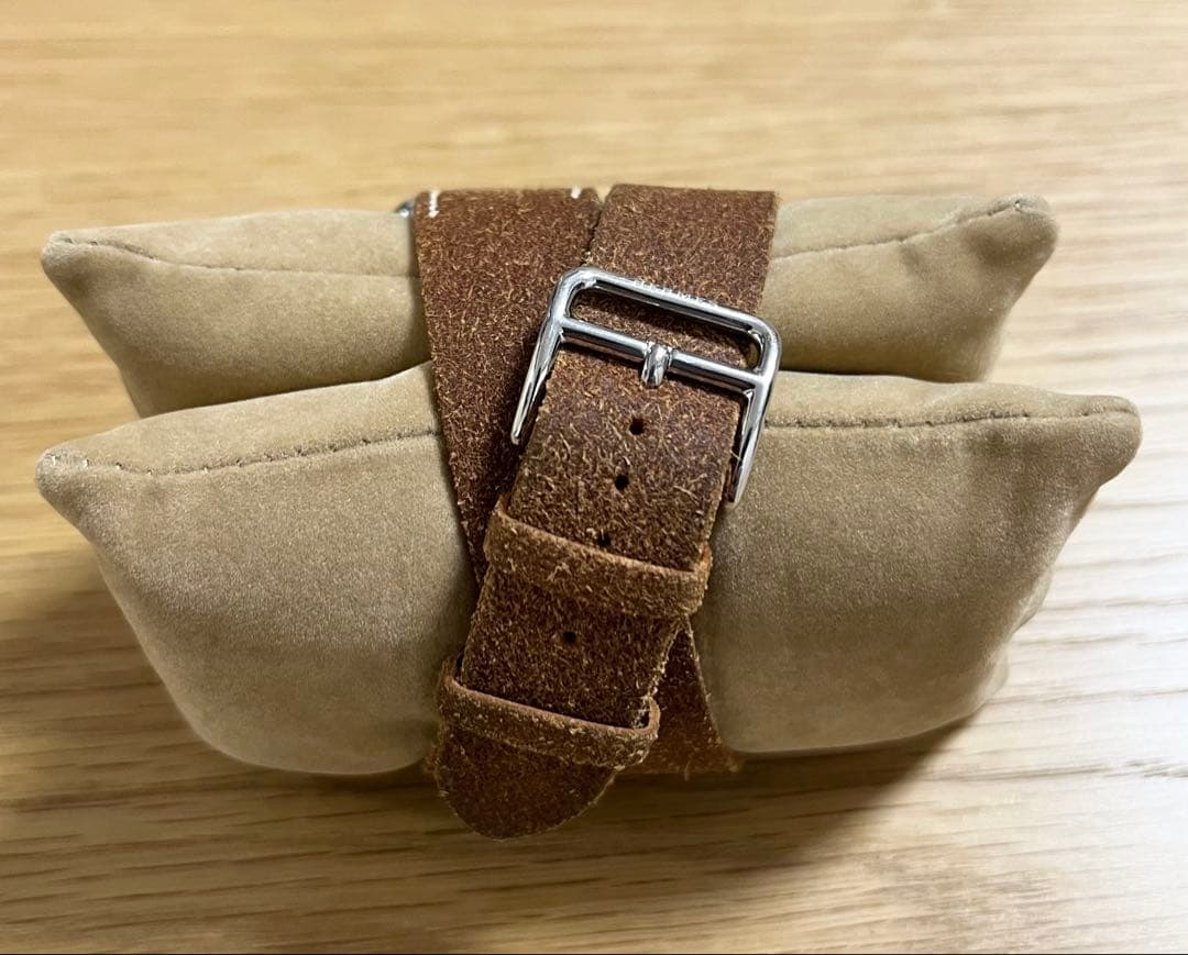 スエード レザー ベルト エルメス 時計 ケープコッド マルジェラ 希少 レア