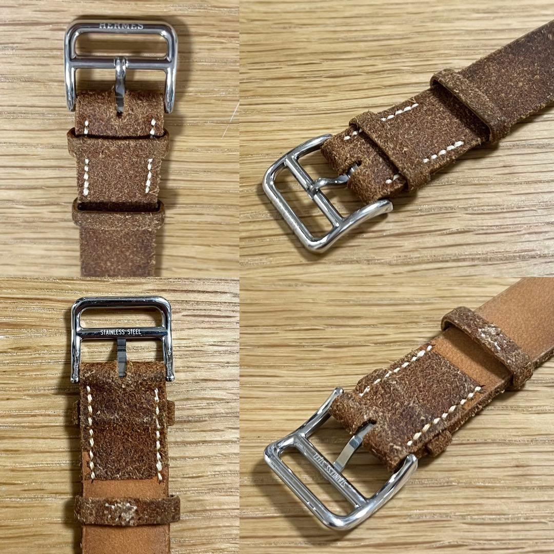 スエード レザー ベルト エルメス 時計 ケープコッド マルジェラ 希少 レア