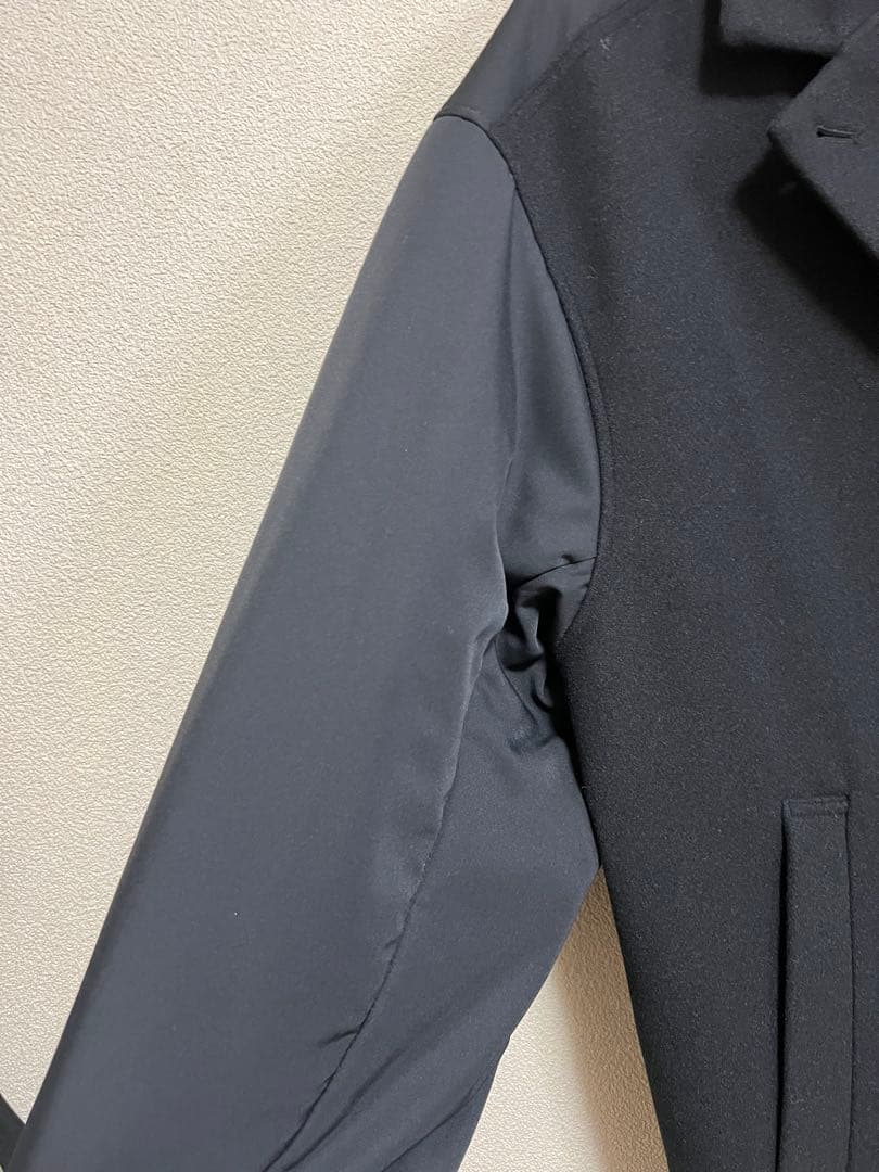 LEPSIM ドッキングロングコートブラック新品未使用タグ付き