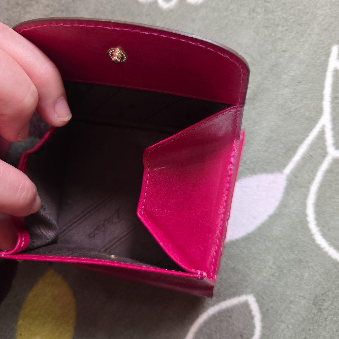 Dakota 二つ折り財布 赤 レザー★追記あり