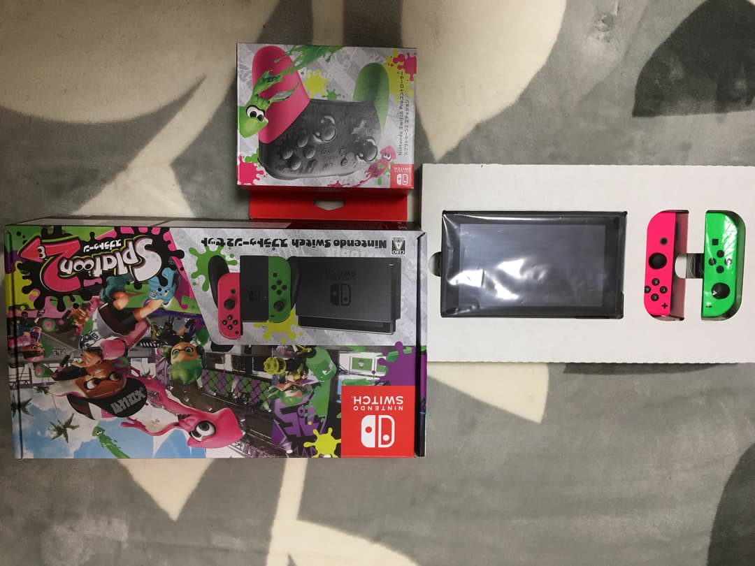 任天堂Switch スプラトゥーンエディション プロコントスプラトゥーンver