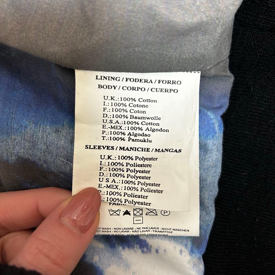 DIESEL ファーコート フード付き ブラック Y2K