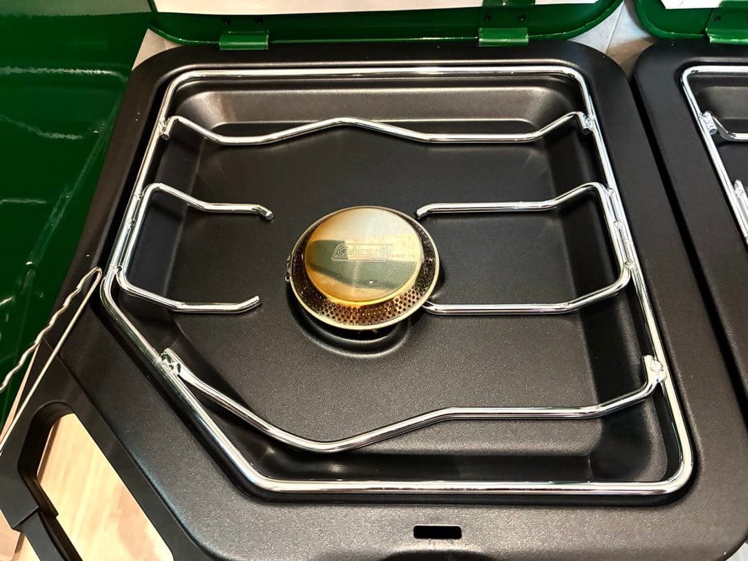 【極美品】コールマン フォールディングLPツーバーナーストーブ