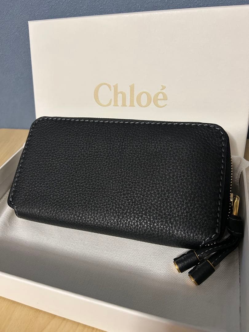 Chloé ブラック レザー 長財布