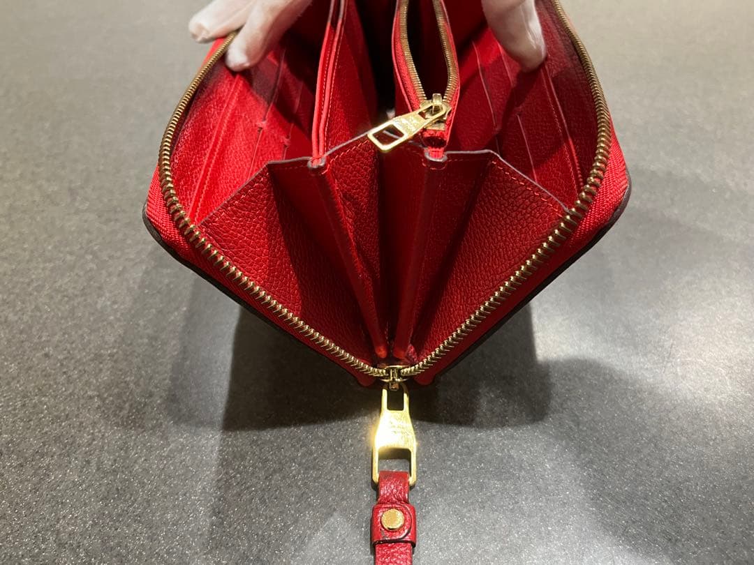 【専用】ルイヴィトン モノグラム アンプラント 長財布 ジッピーウォレット 赤