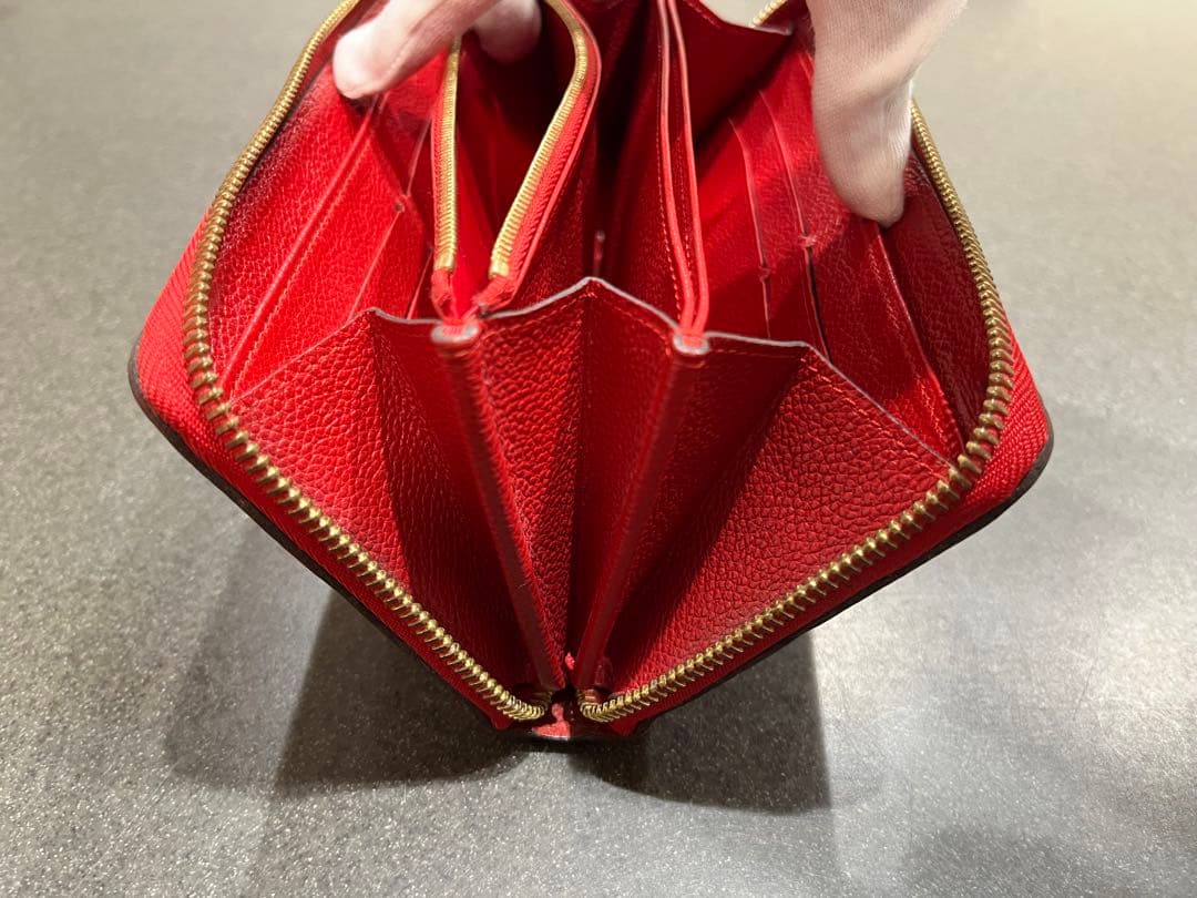 【専用】ルイヴィトン モノグラム アンプラント 長財布 ジッピーウォレット 赤