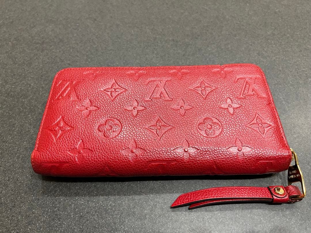 【専用】ルイヴィトン モノグラム アンプラント 長財布 ジッピーウォレット 赤