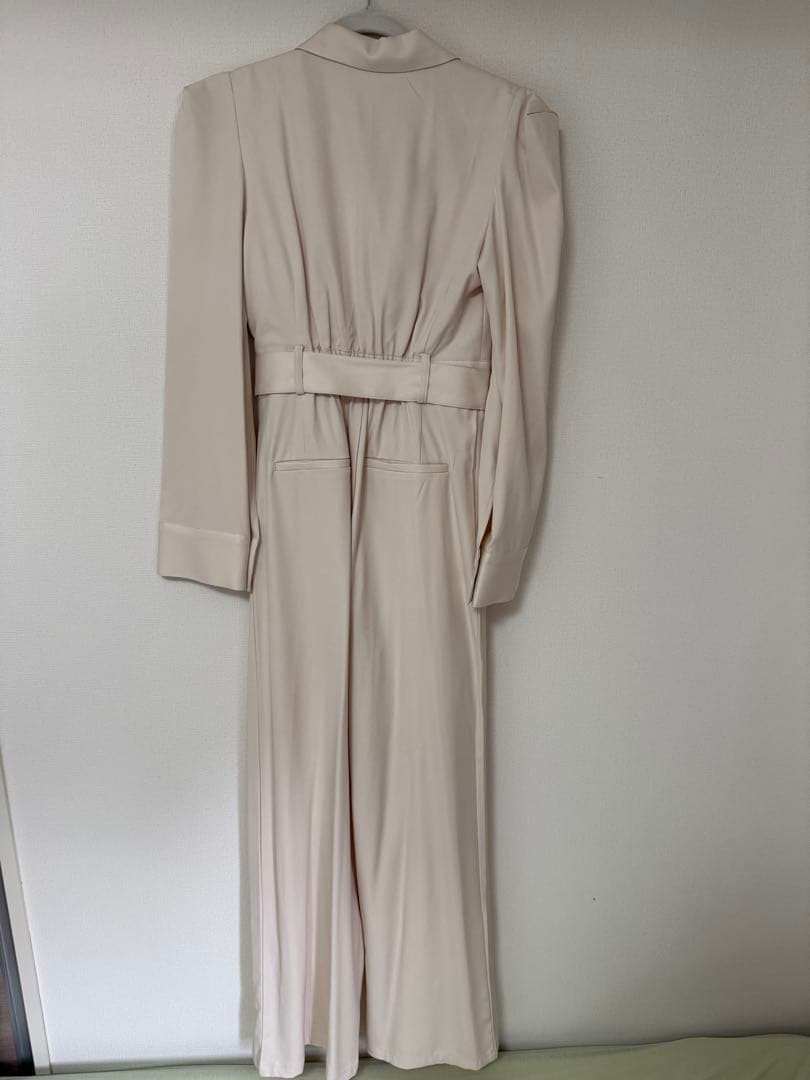  PARTY ベルト付きケープ風オールインワン