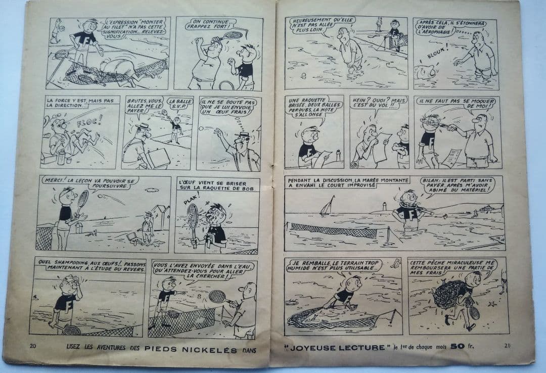 【希少】50年代フランスのコミック誌　BIBI FRICOTIN