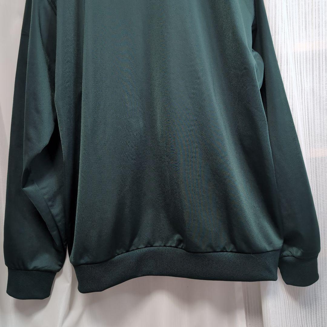 【古着】adidas ダークグリーン ジップアップジャージ