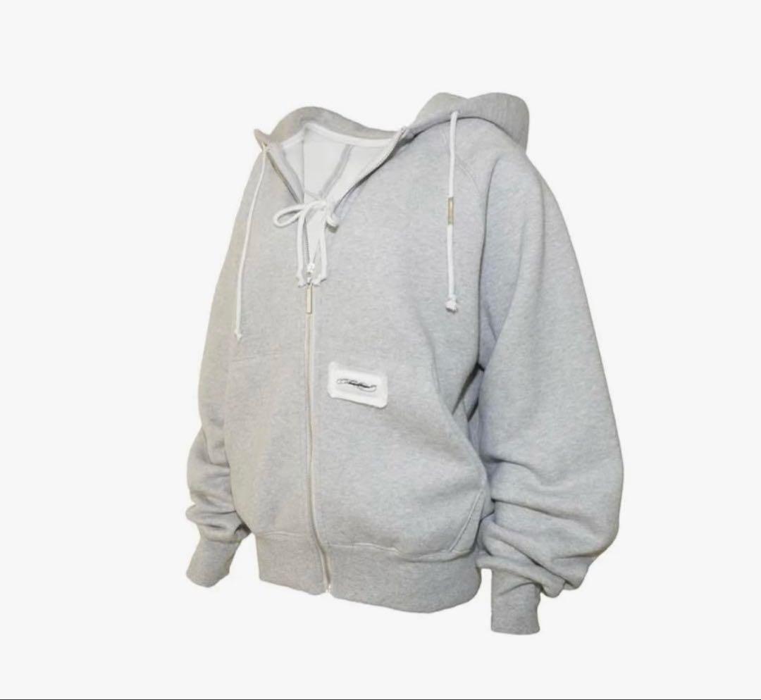 雫　theredthread S fleece zip up hoodie