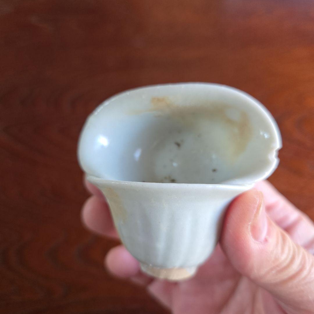 初期伊万里白磁くっつき盃