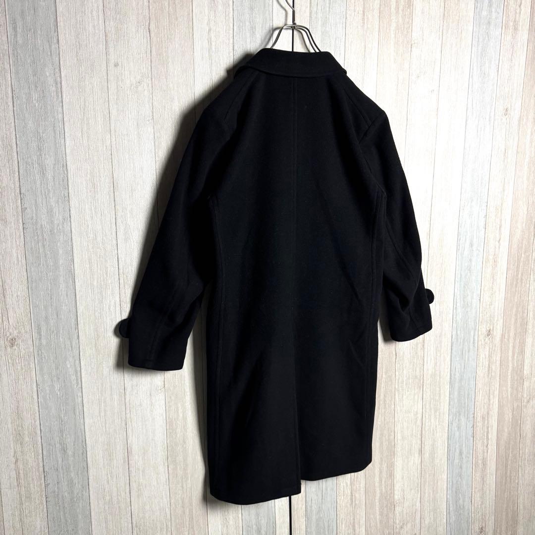 3576【希少・イタリア製生地使用】ワコマリア メルトンウール バルカラーコート