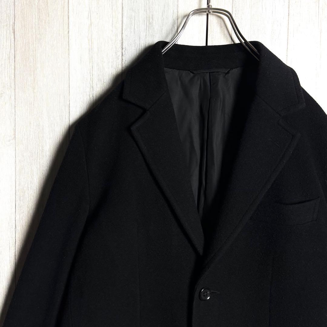 3576【希少・イタリア製生地使用】ワコマリア メルトンウール バルカラーコート