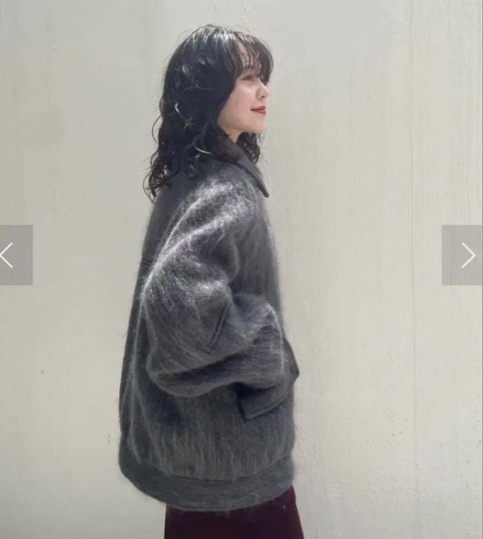 AMERI UND MOHAIR SHAGGY FLIGHT JACKET新品