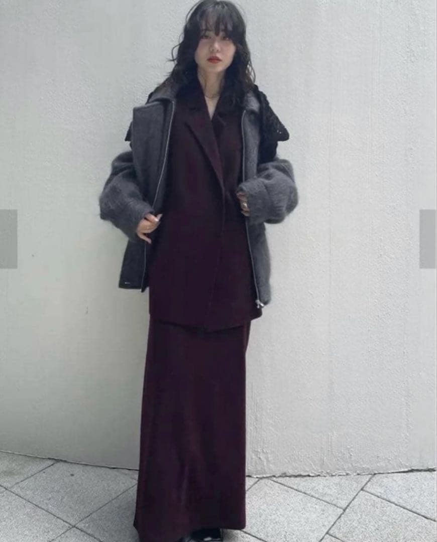 AMERI UND MOHAIR SHAGGY FLIGHT JACKET新品