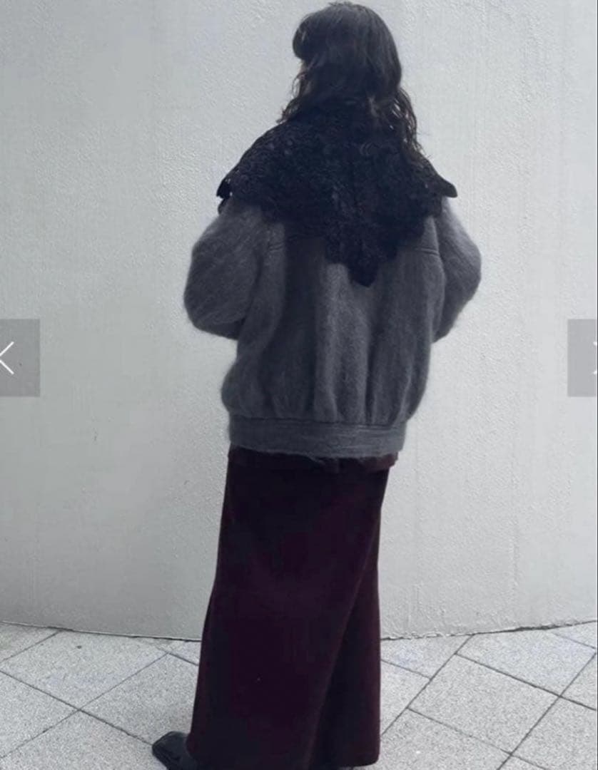 AMERI UND MOHAIR SHAGGY FLIGHT JACKET新品