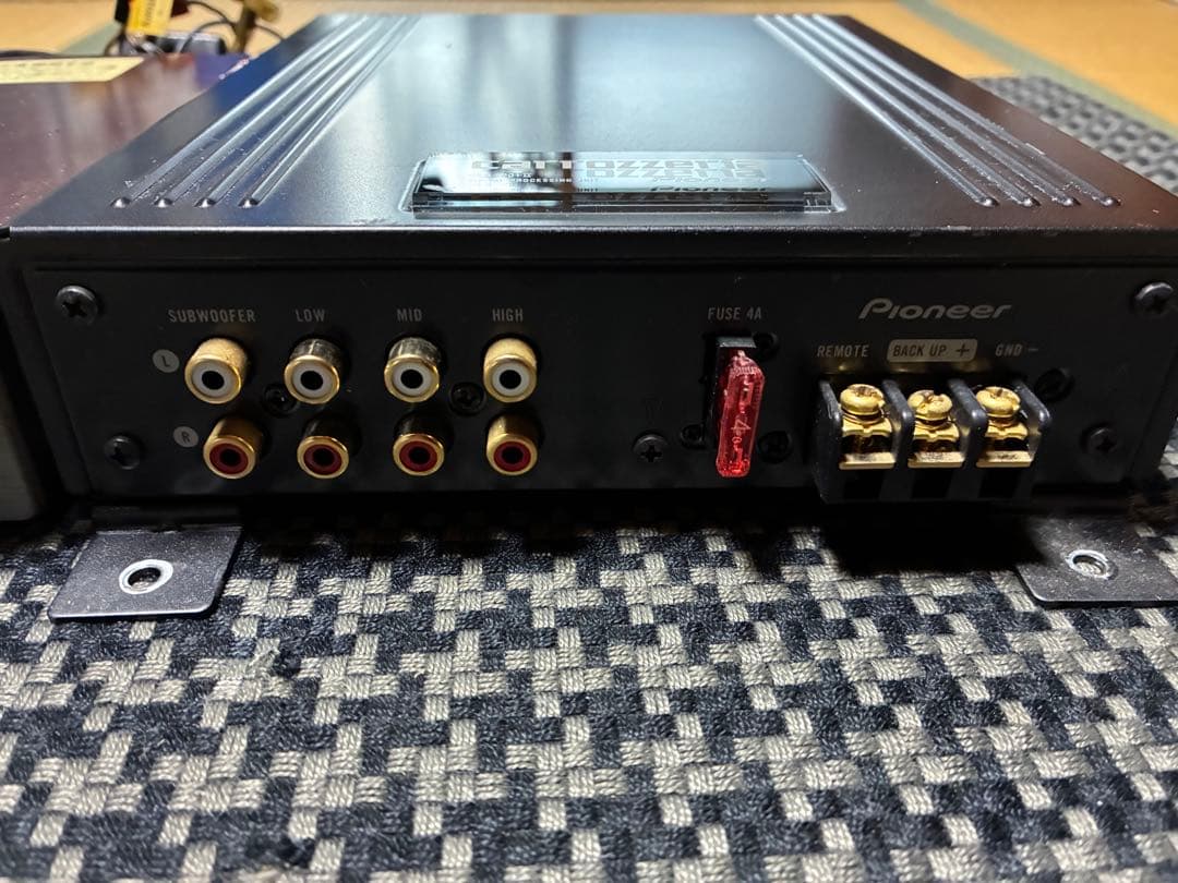 カロッツェリア　DEX-P01Ⅱ DEQ-P01Ⅱ リモコン2個　配線