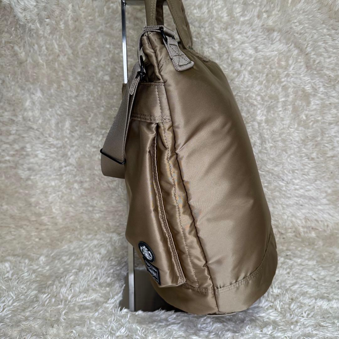 【希少品】PORTER×スタバヘルメットバッグ ラテベージュ コーヒービーン