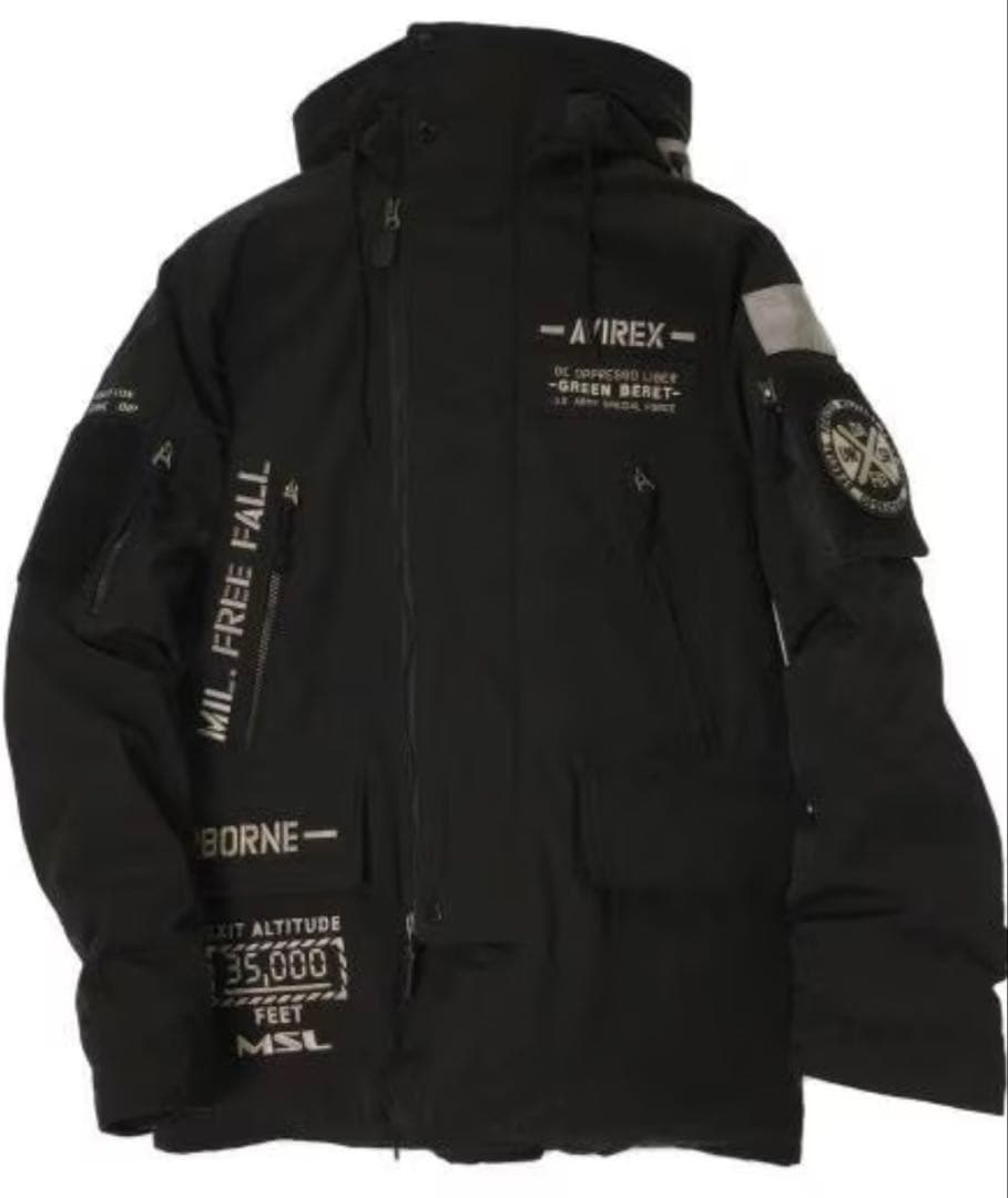 【AVIREX】N-3B MODIFIED HALO 黒 sizeXL