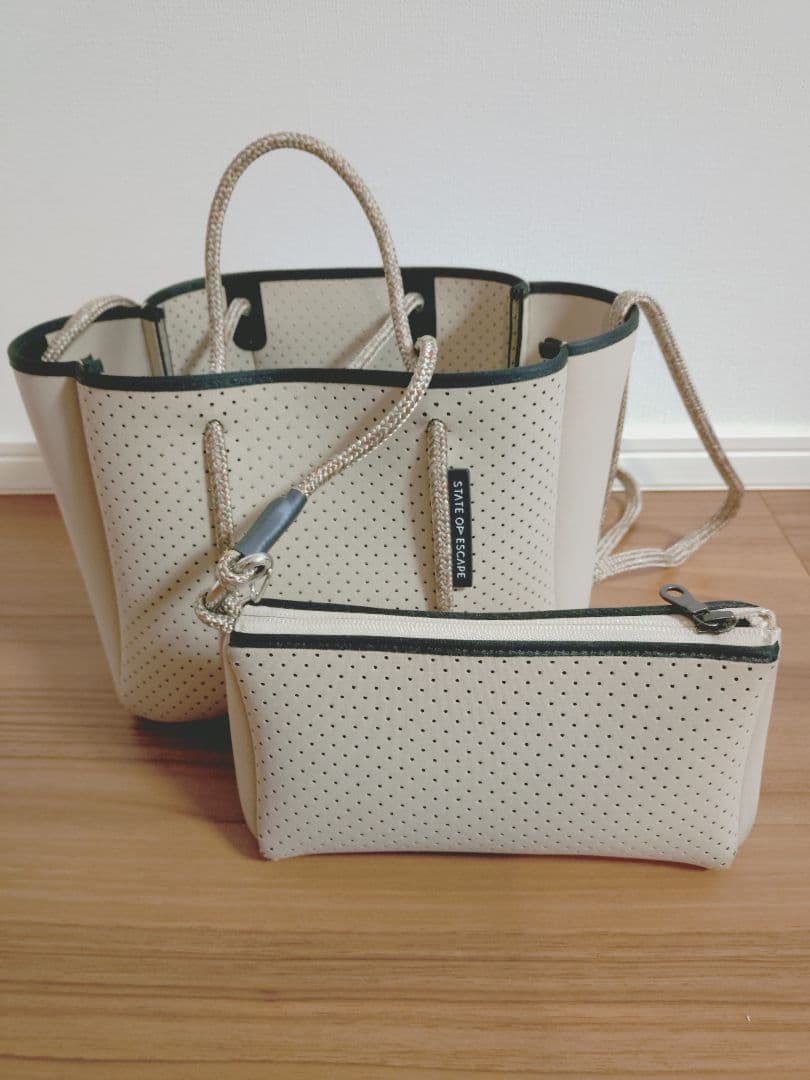 STATE OF ESCAPE トートバッグ グレージュ