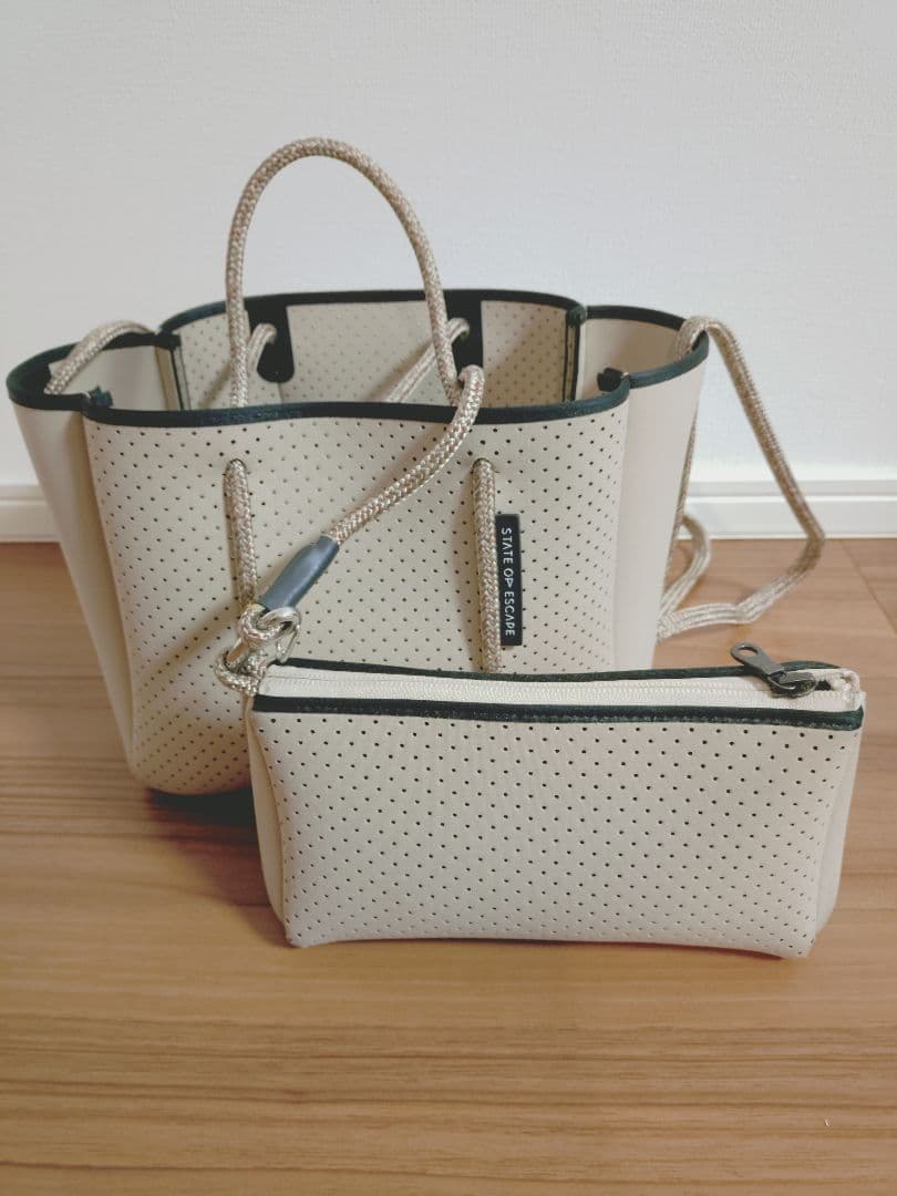 STATE OF ESCAPE トートバッグ グレージュ