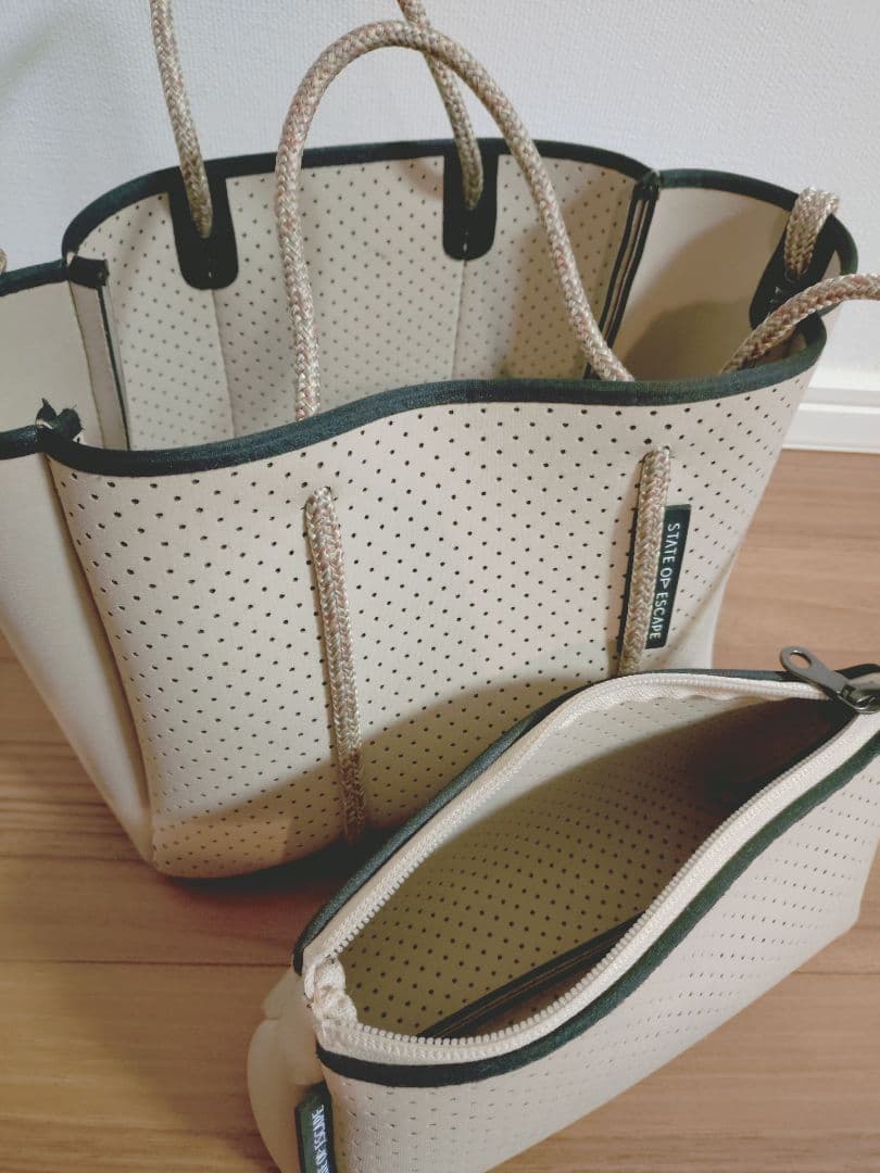 STATE OF ESCAPE トートバッグ グレージュ