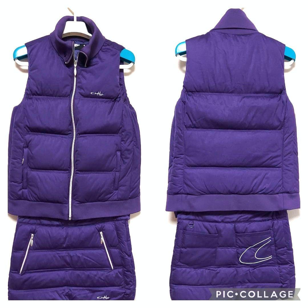 OAKLEY ダウンベスト ミニスカート セットアップ