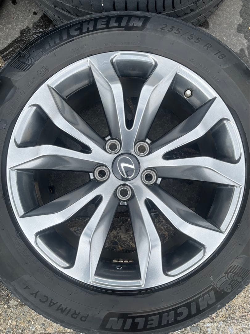 【送料込み】LEXUS NX 純正ホイール4本セット 18インチ タイヤ付