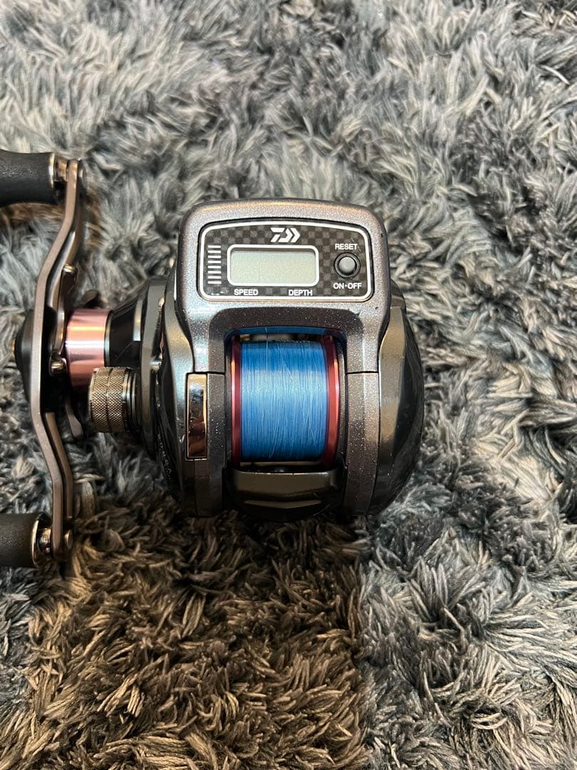 左巻き　カウンター付きリールセット【紅牙 ICS 103 MAX DLC】