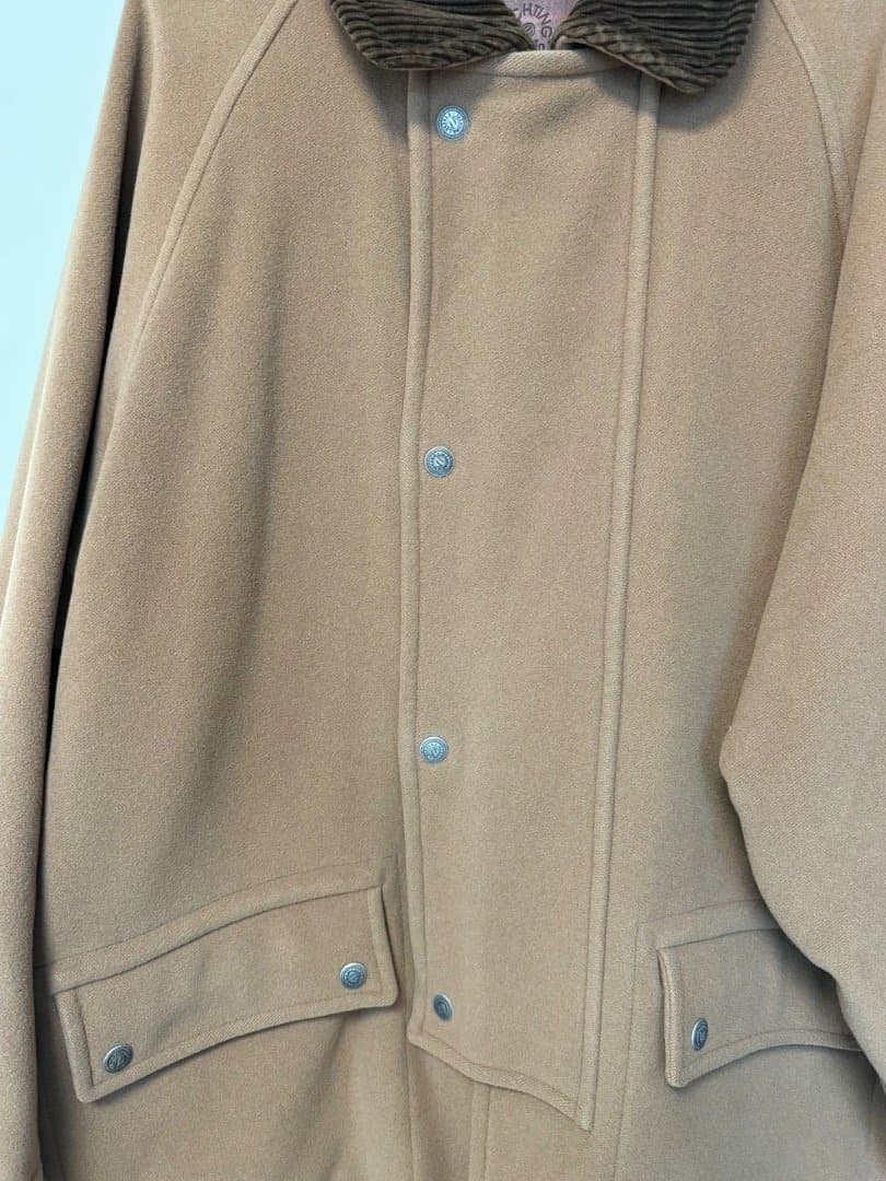 お*き様 ZEGNA Machinò ウールコート メンズ茶系 コーデュロイ襟