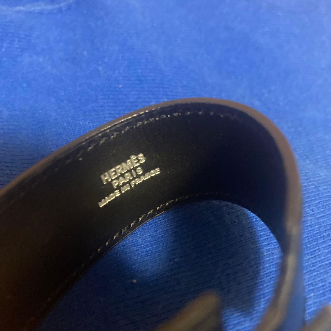 最終値下げ！エルメス　革ブレスバングル