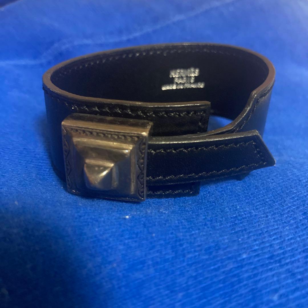 最終値下げ！エルメス　革ブレスバングル