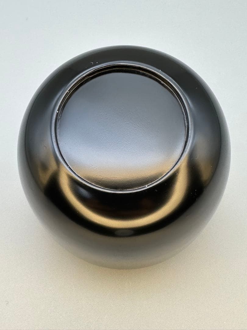 茶道具　棗　松尾不染斎　黒棗