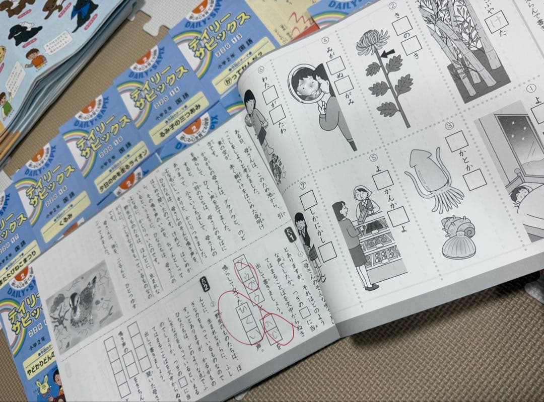 デイリーサピックス国語　２年生　2025年版 全17冊