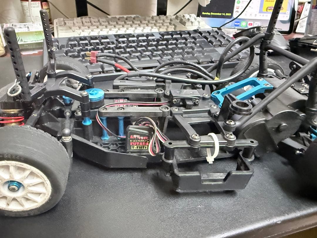 タミヤ　TYAMIYA　M-08　組み立て済みシャーシ　オプション多数