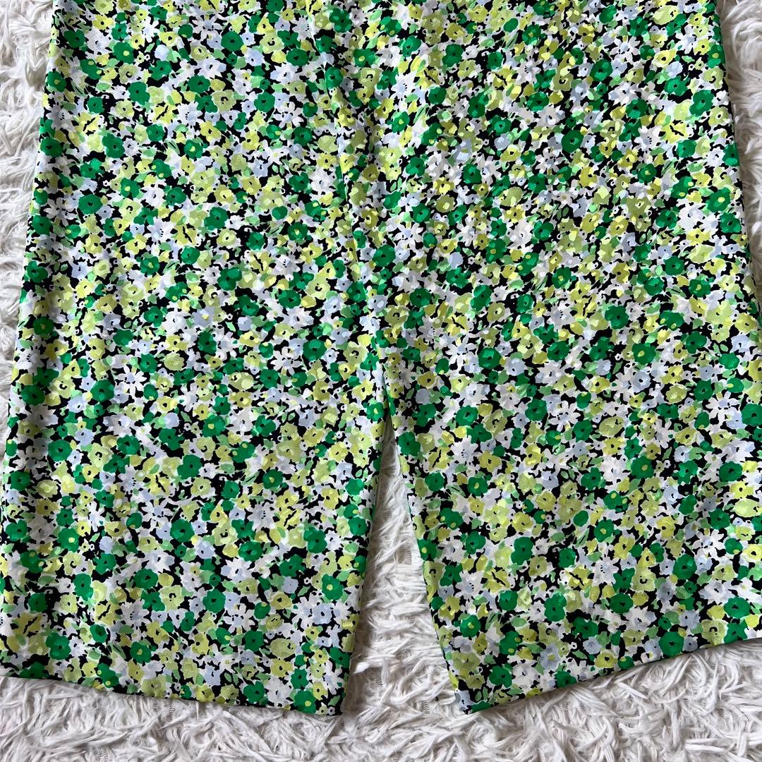 BLAMINK ブラミンク シルク 花柄 ドロスト パンツ