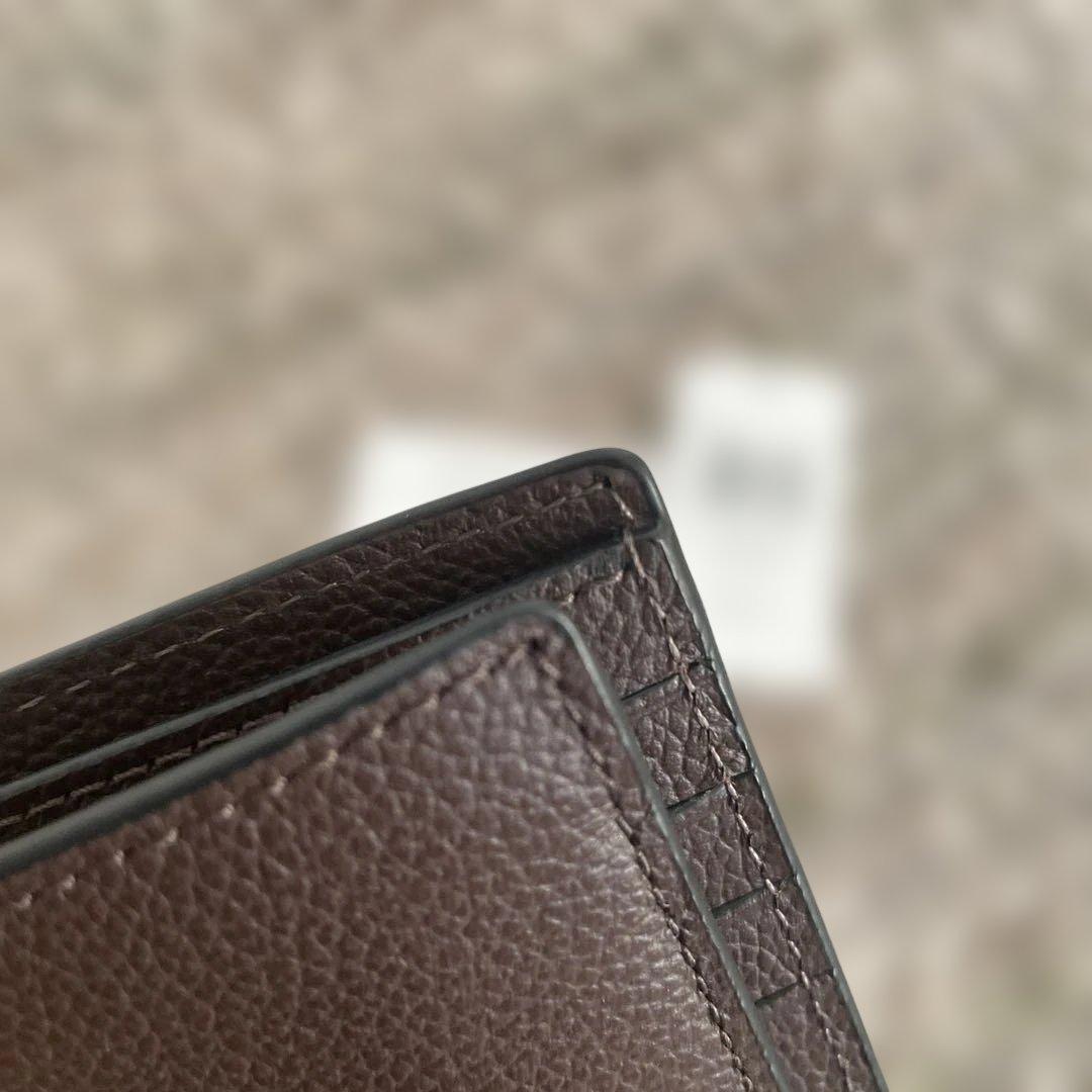 新品　定価49,500円　COACH ブラウン 二つ折り財布