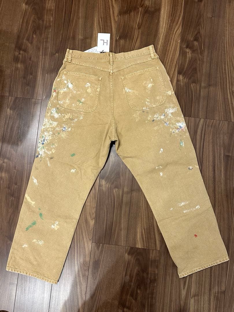 パンツ Herill Splash Painterpants brown duck