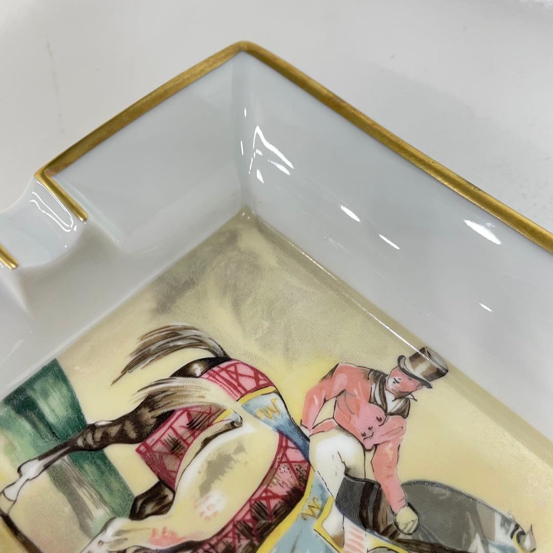 た*ま様 HERMES エルメス　灰皿　アッシュトレイ　陶器　マルチカラー