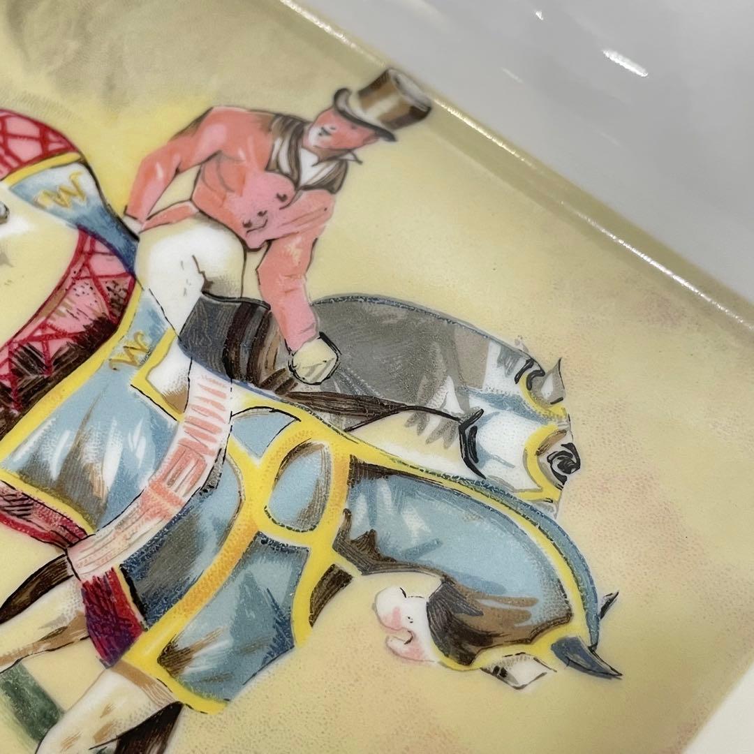 た*ま様 HERMES エルメス　灰皿　アッシュトレイ　陶器　マルチカラー