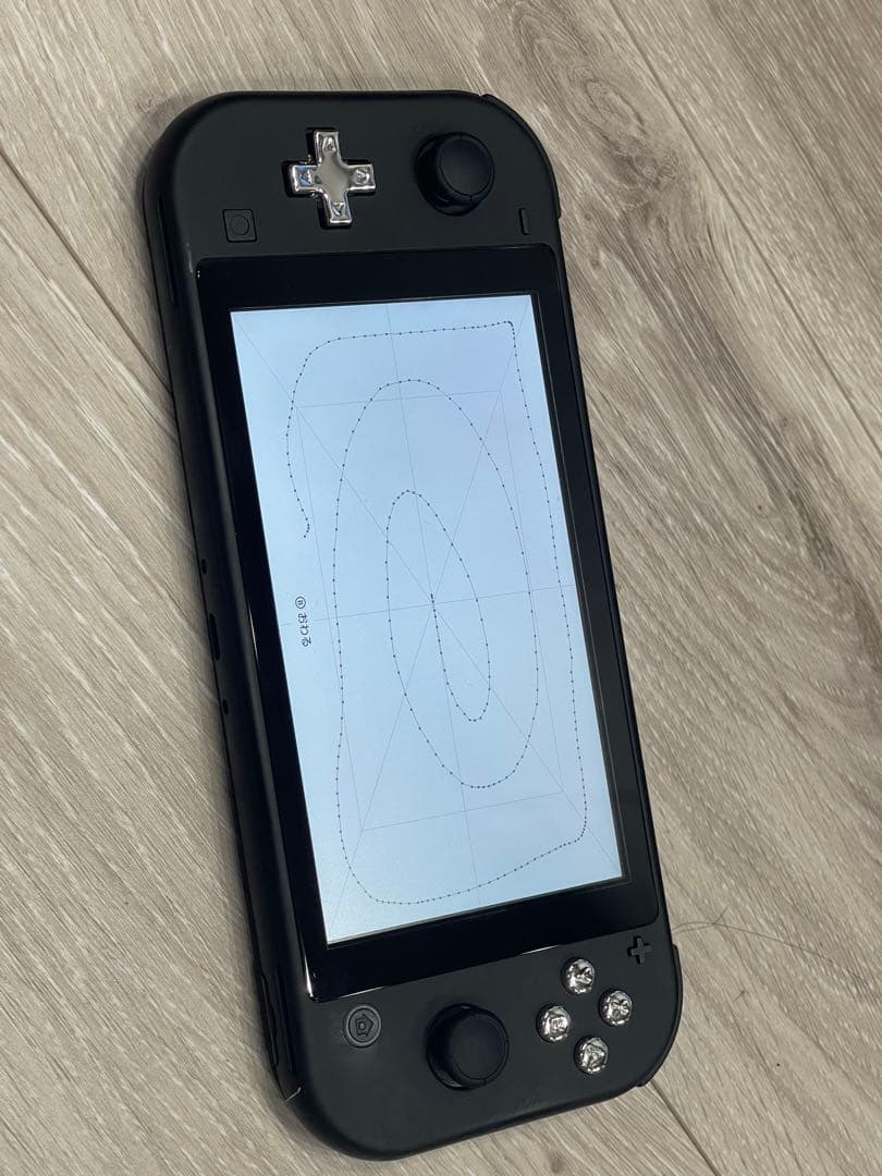 【カスタムカラー】 Switch Lite 本体　マッドブラック×シルバー